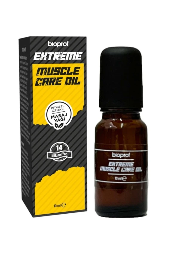 Bioprof Extreme Massage Oil Bitkisel Masaj Yağı Mentollü Rahatlatıcı 10 ml