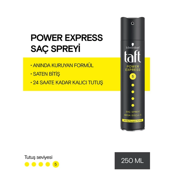 Taft Power Express Saç Spreyi 250 Ml - 2