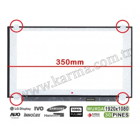 Asus VivoBook X505BA-EJ Lcd Ekran Panel (15.6 FHD IPS) Ver.1