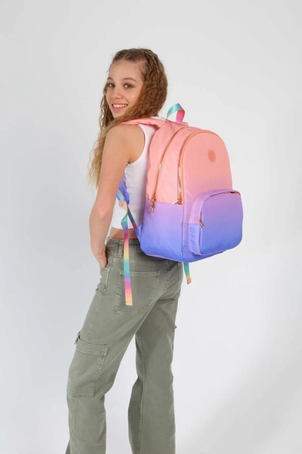 Kaukko Sırt Çantası Raınbow Salmon K1758 - Resim 4