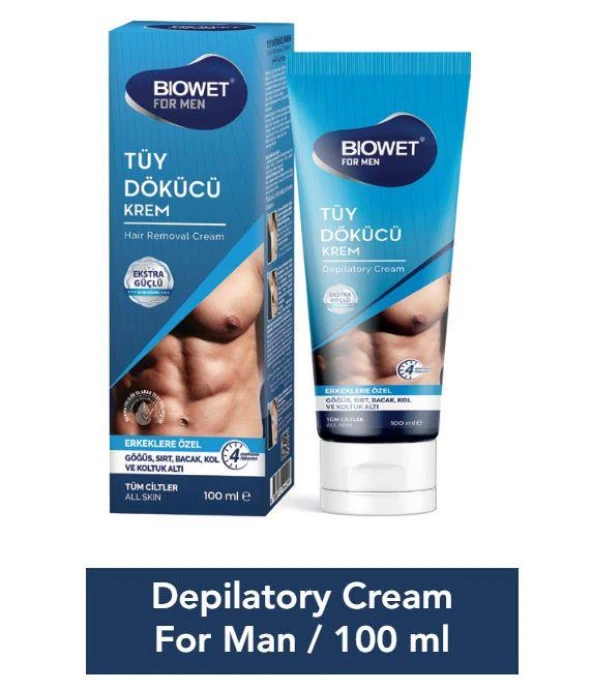 Lady Biowet Tüy Dökücü Krem Erkeklere Özel 100 Ml