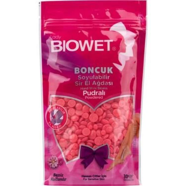 Lady Biowet Pudralı Boncuk Soyulabilir Sir Ağda 220 gr