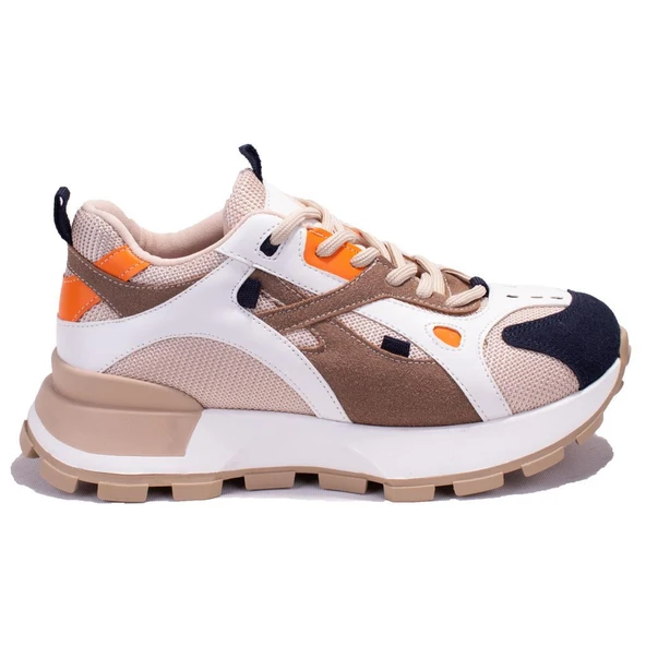 Dagoster DZS07-20135CN  Bej Kahve  Ortopedik Günlük Kadın Spor Ayakkabı - 2