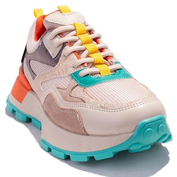 Dagoster DZS07-20141CN  Bej  Ortopedik Günlük Kadın Spor Ayakkabı ürün görseli 1