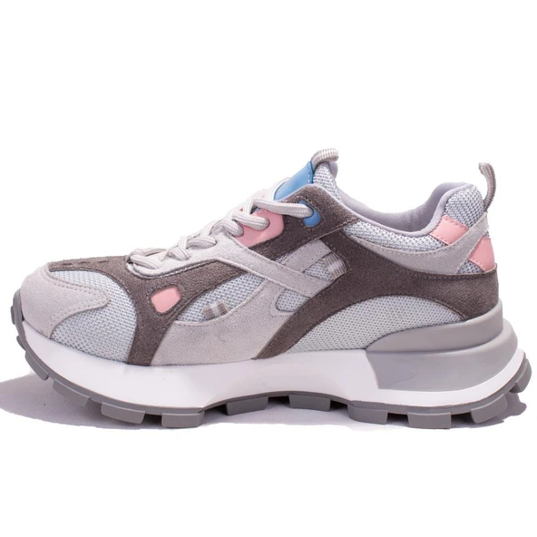 Dagoster DZS07-20135CN Gri Pembe  Ortopedik Günlük Kadın Spor Ayakkabı - 3