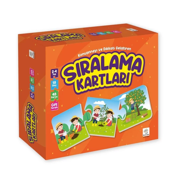 Olay Sıralama Kartları 2-4 Yaş