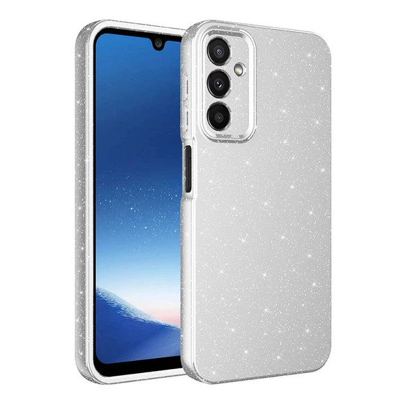Vendas Samsung Galaxy A25 Kılıf Kamera Korumalı Simli Lüks Zore Koton Kapak - 7