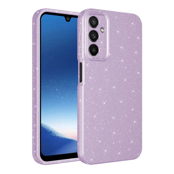 Vendas Samsung Galaxy A25 Kılıf Kamera Korumalı Simli Lüks Zore Koton Kapak - 4