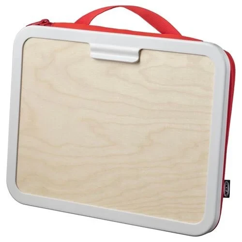 IKEA Mala Çocuk Çizim Boyama Çantası Kırmızı 35 X 27 Cm