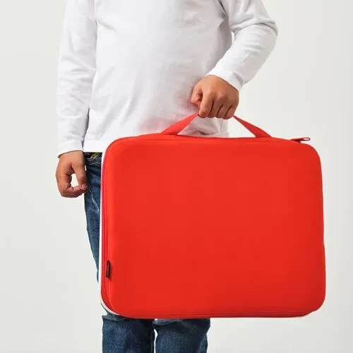 IKEA Mala Çocuk Çizim Boyama Çantası Kırmızı 35 X 27 Cm - 3