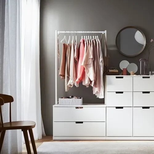 IKEA Bumerang Elbise Giysi Askısı - Beyaz Askı 8 Li Paket - 3