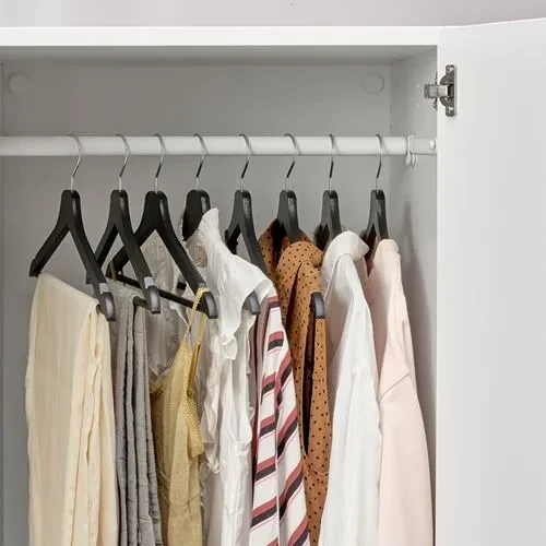 IKEA Bumerang Elbise Giysi Askısı Siyah Askı 8 Li Paket - 4