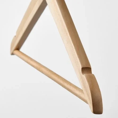 IKEA Bumerang Elbise Giysi Askısı - Naturel Askı 8 Li Paket - 3