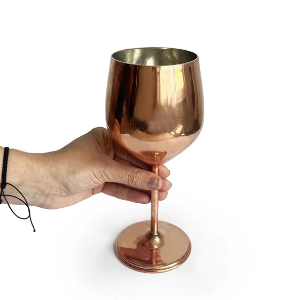 Shark Anatolia Vine Gall Bakır Kadeh - 3