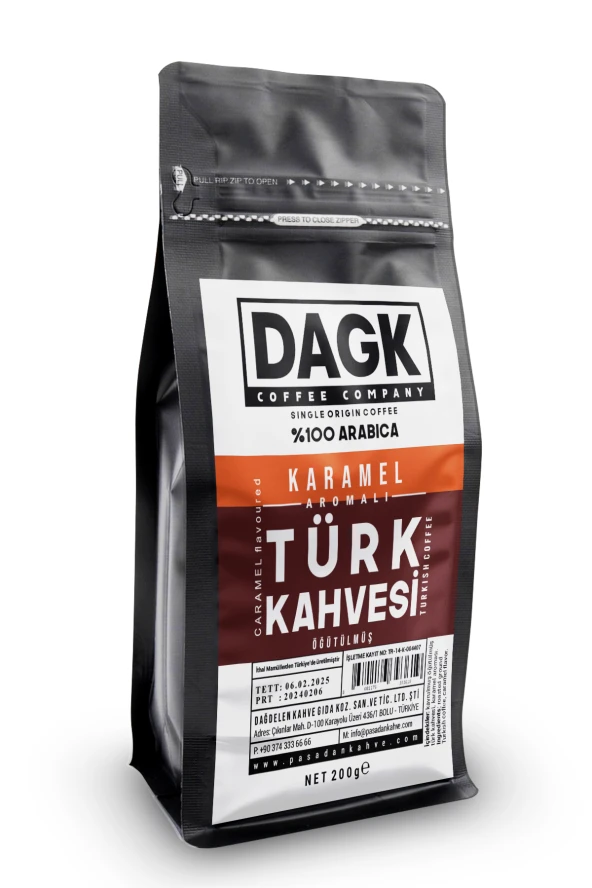Karamelli Türk Kahvesi 200g (AROMALI)