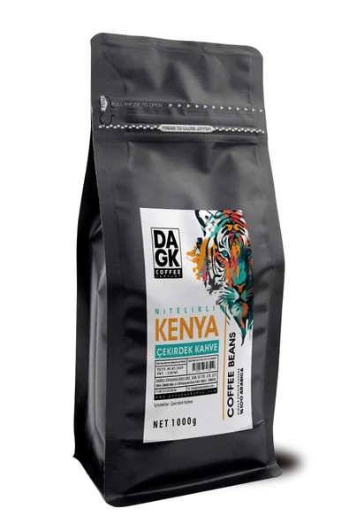 Kenya Çekirdek Kahve 1000g (%100 Arabica)