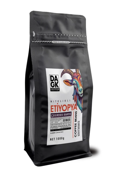 Etiyopya Çekirdek Kahve 1000g (%100 Arabica) ürün görseli 1