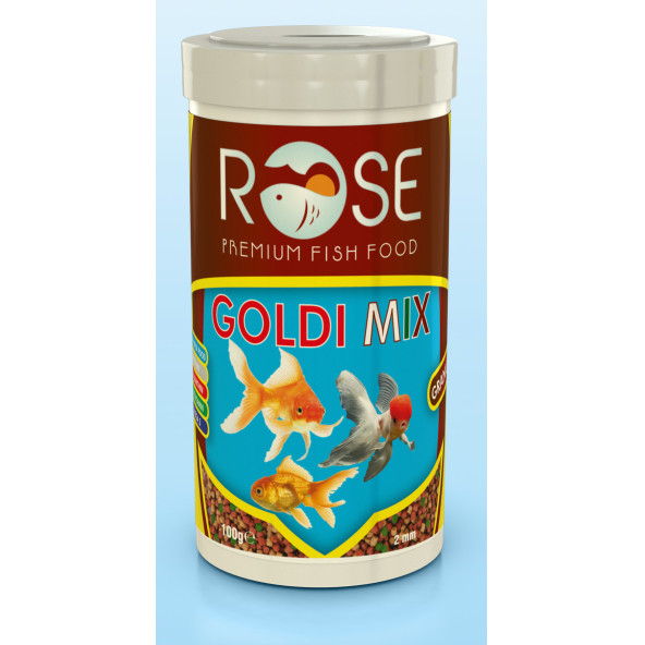 Amore Goldy Mix 250ml + Lotus Gold Naturel 250ml + Rose Goldi Mix 250 Ml Kutu Japon Balığı Yemi - 4