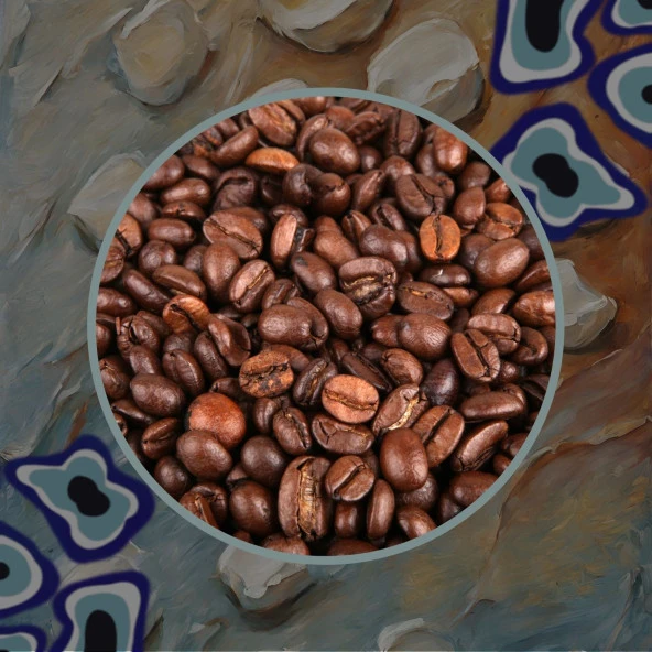 Mim and More Mastic Gum Coffee Damla Sakızı Aromalı Kahve Çekirdek Kahve 200 Gr - 4
