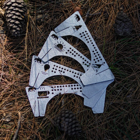 Kamp Ayısı® Çelebi™ Bushcraft Jel Yakıtlı Osmanlı Ocağı - 6