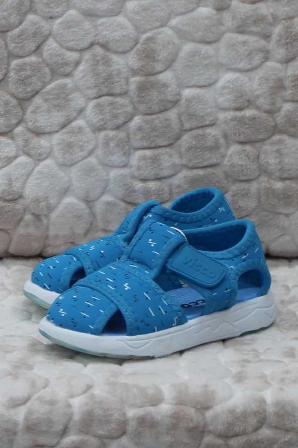 Vicco 332.E24Y.306 Bumba III Mavi Phylon Çocuk Sandalet - Resim 2