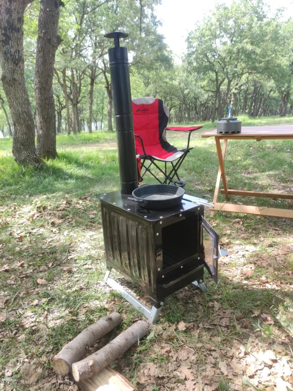 Kamp ve Çadır Sobası, Odun Sobası, Taşınabilir Soba - 2