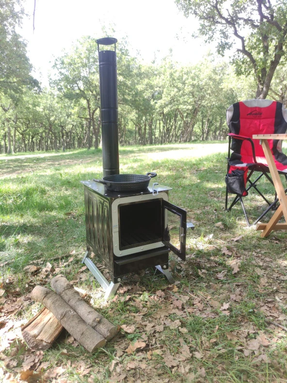 Kamp ve Çadır Sobası, Odun Sobası, Taşınabilir Soba - 5
