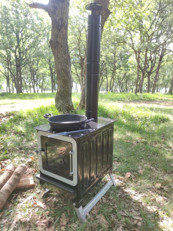 Kamp ve Çadır Sobası, Odun Sobası, Taşınabilir Soba - 6