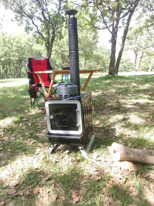 Kamp ve Çadır Sobası, Odun Sobası, Taşınabilir Soba - 7