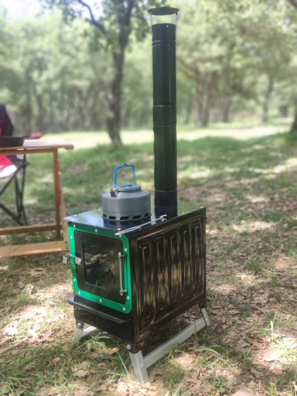 Kamp ve Çadır Sobası, Odun Sobası, Taşınabilir Soba - 7