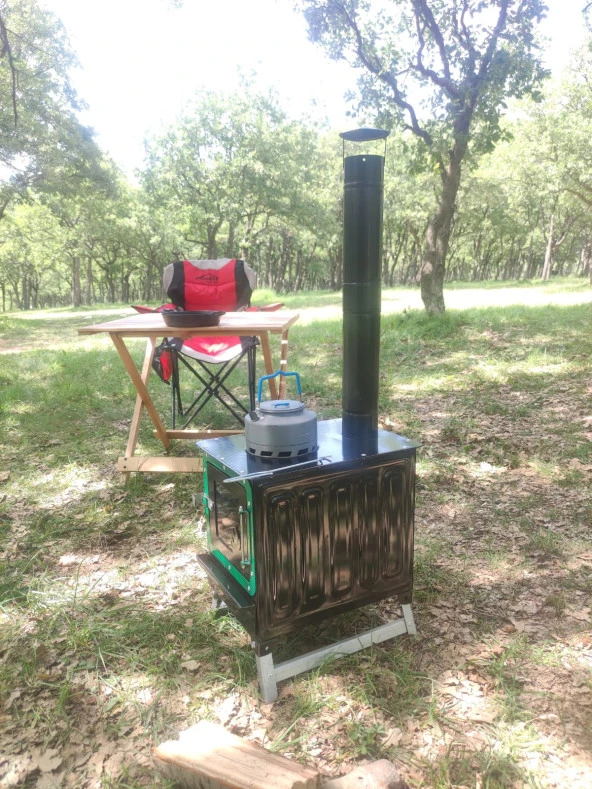 Kamp ve Çadır Sobası, Odun Sobası, Taşınabilir Soba - 8