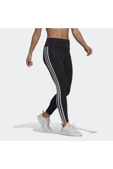 Designed To Move High-rise 3-stripes 7/8 Kadın Siyah Tayt (gl4040) - 4