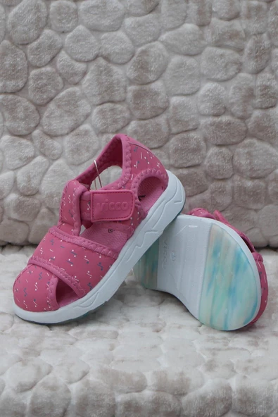 Vicco 332.E24Y.306 Bumba III Pembe Phylon Çocuk Sandalet - Resim 4