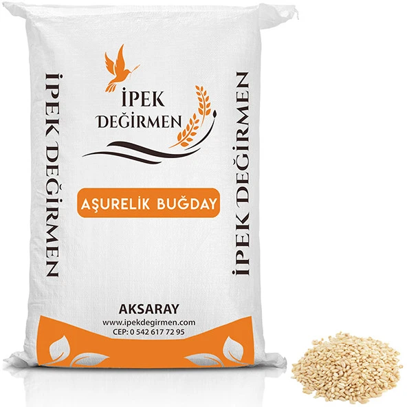 İpek Değirmen 3 KG Aşurelik Buğday Yarması Dövme Beyaz Buğday Aşlık