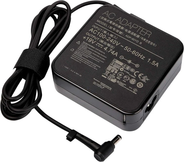 Asus B33E B43 B50A B53 BU400A Notebook Adaptörü, Şarj Aleti Cihazı 90W (Wall Tip)