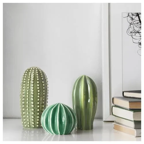 IKEA Sjalslıgt Dekoratif Aksesuar Set 3'lü Kaktüs - 2