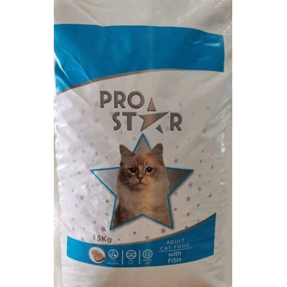 Pro Star Balıklı Yetişkin Kedi Maması-15 Kg