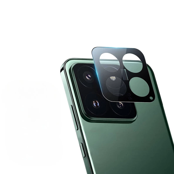 Gpack Xiaomi Mi 14 Kamera Lens Koruyucu 3D Cam Siyah