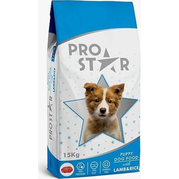 Pro Star Kuzulu Yavru Köpek Maması 15 Kg