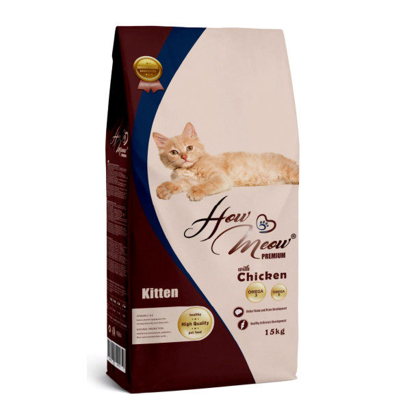 How Meow Tavuklu Yavru Kedi Maması 15 KG