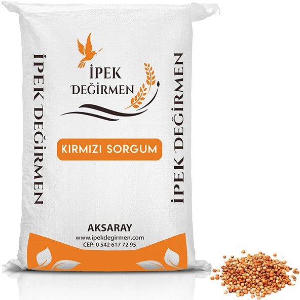 İpek Değirmen 25 KG Kırmızı Sorgum Süpürge Darısı Güvercin Kuş Yemi