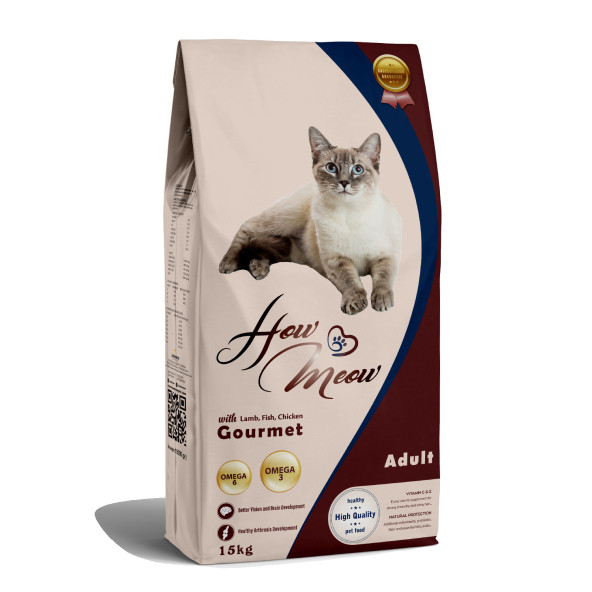 How Meow Premium Gurme Yetişkin Kedi Maması 15 KG