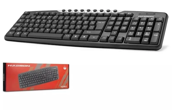 HADRON Hd803 Usb Kablolu Multimedya Q Klavye - 2