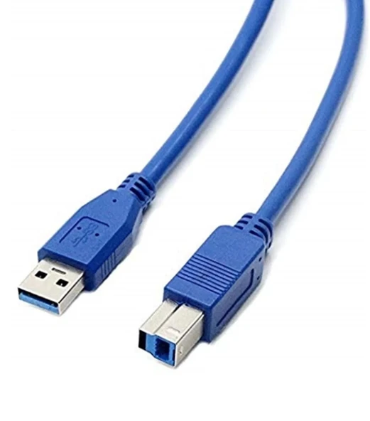 1.5M USB 3.0 YAZICI KABLOSU 1,5 METRE ERKEK ERKEK PRİNTER KABLO USB YAZICI KABLOSU(KABLO UCUNA DİKKAT AÇIKLAMAYI OKU) - 5