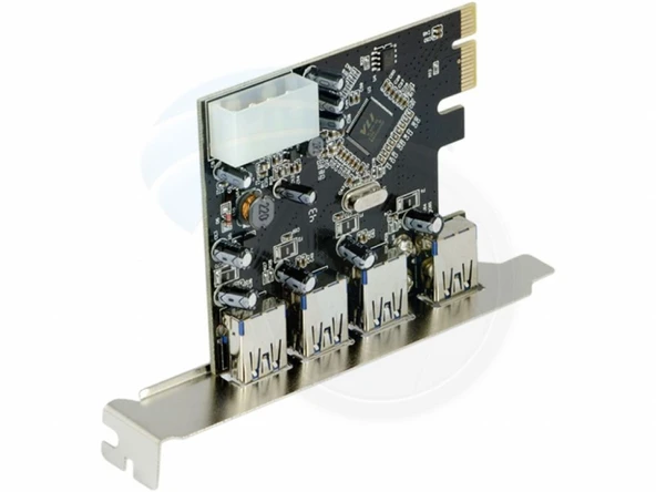 Navidata Nvd-Ex6 Pcie Express 4 Port Pcı Usb Hub 3.0 Usb Hub Pcı Express Usb Kart Çoklayıcı Çoğaltıcı - 6