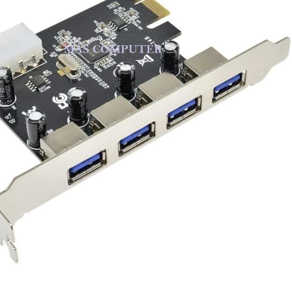Navidata Nvd-Ex6 Pcie Express 4 Port Pcı Usb Hub 3.0 Usb Hub Pcı Express Usb Kart Çoklayıcı Çoğaltıcı - 4