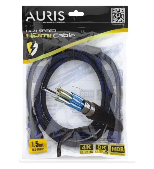 AURIS HDMI02 2 METRE HDMI KABLO KABLO 1,4V 2M HDMI KABLO - 3