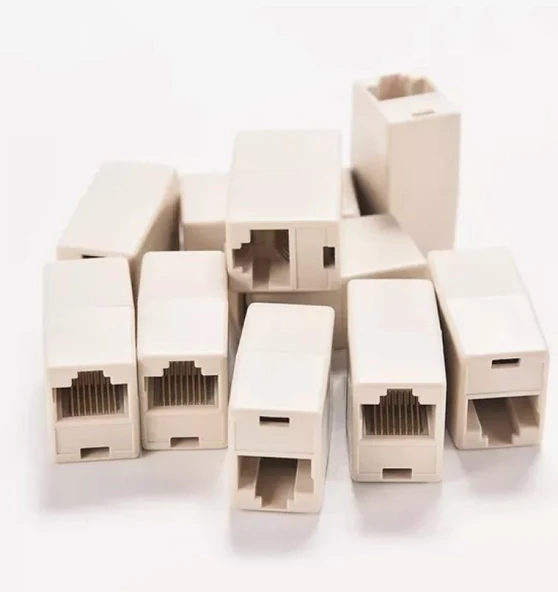 Hadron hd4062 25li Adsl Cat5 Cat6 Rj45 Dişi dişi-RJ45 Birleştirici-İnternet kablo uzatma ara adaptör RJ45 Ara aparat 25 adet - 7