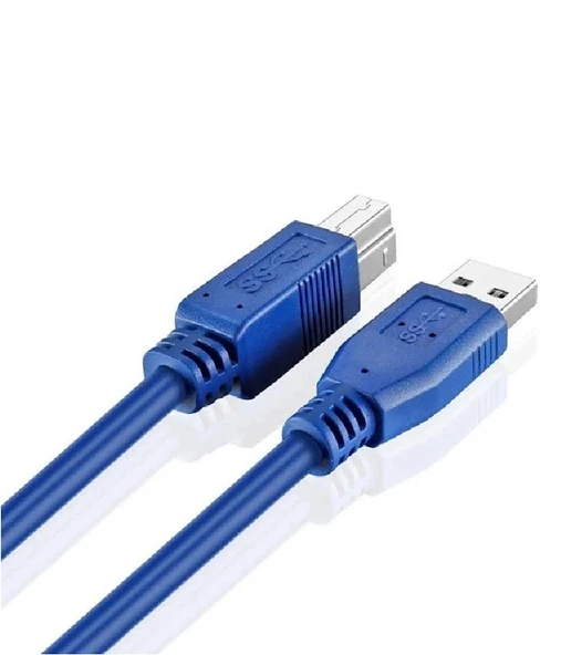 1.5M USB 3.0 YAZICI KABLOSU 1,5 METRE ERKEK ERKEK PRİNTER KABLO USB YAZICI KABLOSU(KABLO UCUNA DİKKAT AÇIKLAMAYI OKU) - 7