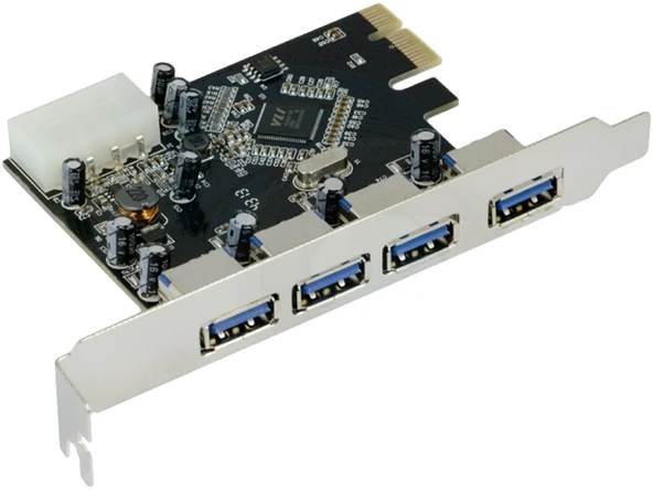 Navidata Nvd-Ex6 Pcie Express 4 Port Pcı Usb Hub 3.0 Usb Hub Pcı Express Usb Kart Çoklayıcı Çoğaltıcı